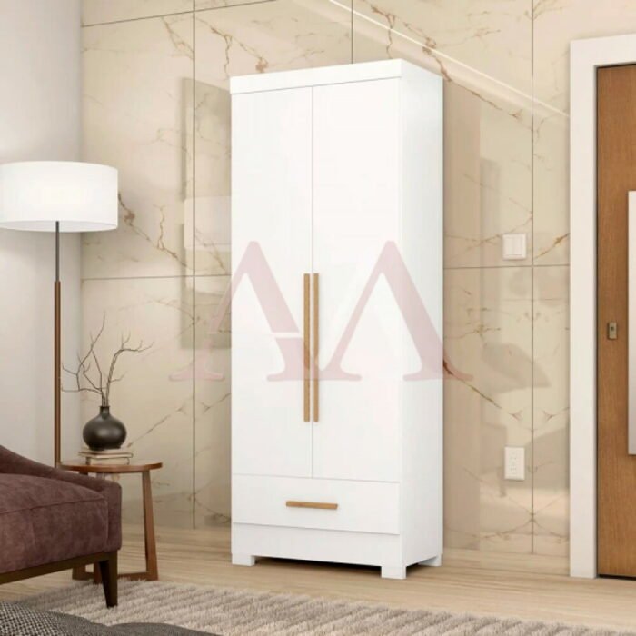 Roupeiro 2p. Abrir 1g Rodial Smart Branco/Fosco 11gr2123