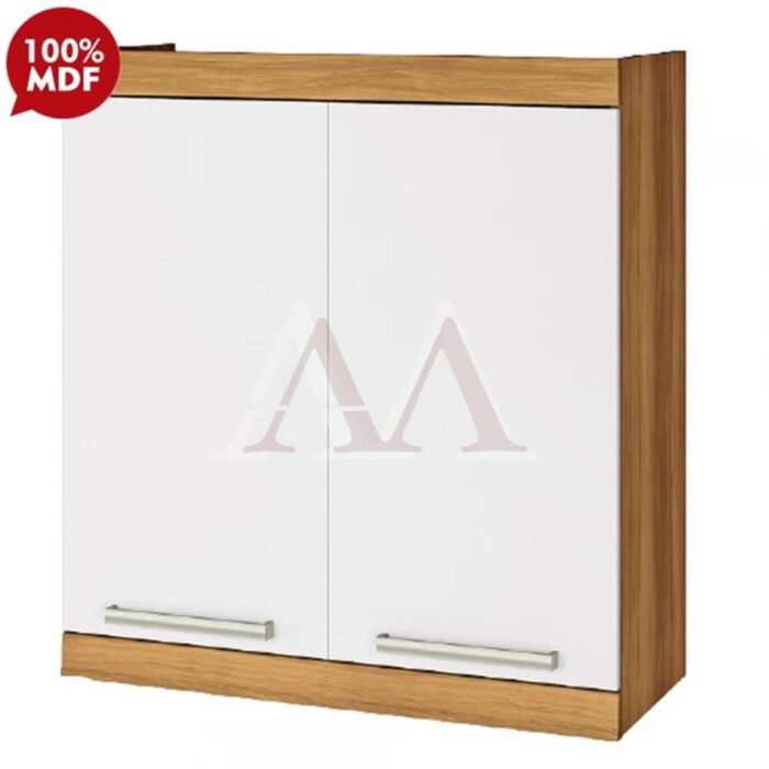 Armario Nesher 2p Abrir Burguesa Premium 80cm Freijo / Branco 500545